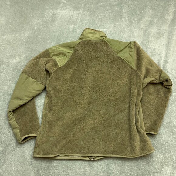 ECWCS Gen III US Army Fleece Jacket Men’s Large Long Brown Cold Weather Polartec - Picture 8 of 10